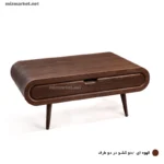 جلو مبلی مدل رادیویی قهوه ای تیره